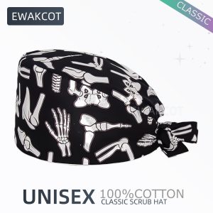Classic Bones Pattern Orthopedics Scrub Cap