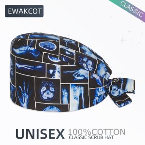 X-ray Bones Printed Orthopedics Scrub Cap