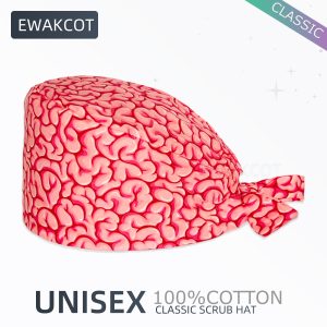 Brains Printed Surgical Scrub Cap