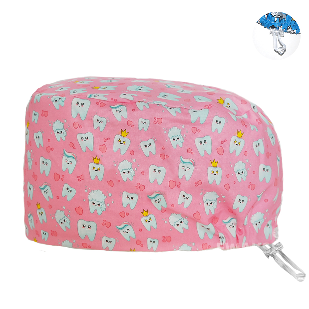 EURO Dental Printed Surgical Cap - Image 1