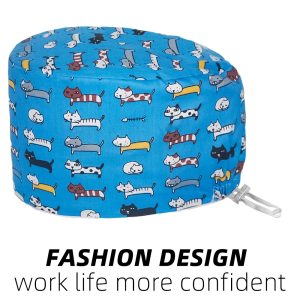 EURO Dental Printed Surgical Cap - Image 2