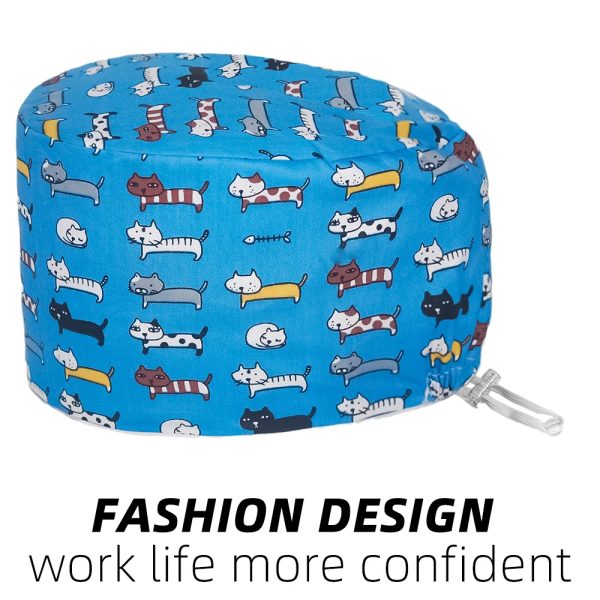EURO Dental Printed Surgical Cap - Image 2