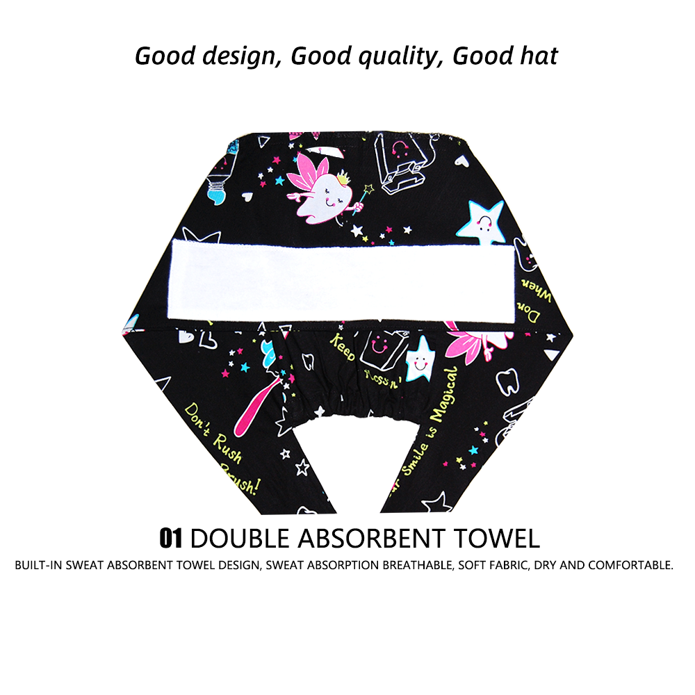 Brains Printed Surgical Scrub Cap - Image 3