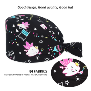 Classic Teeth Pattern Dentist Scrub Cap - Image 6