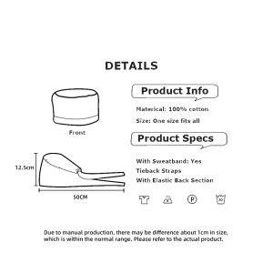Classic Teeth Pattern Dentist Scrub Cap - Image 7